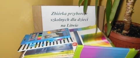 Zbiórka artykułów szkolnych dla polskiej szkoły na Litwie:)